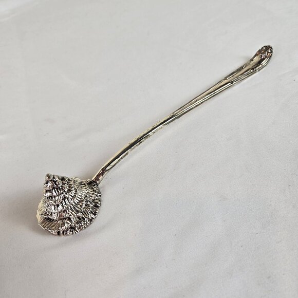 Silver Toned Metal Christmas Tree Candle Snuffer Gifts Holiday Winter Season - Picture 1 of 9